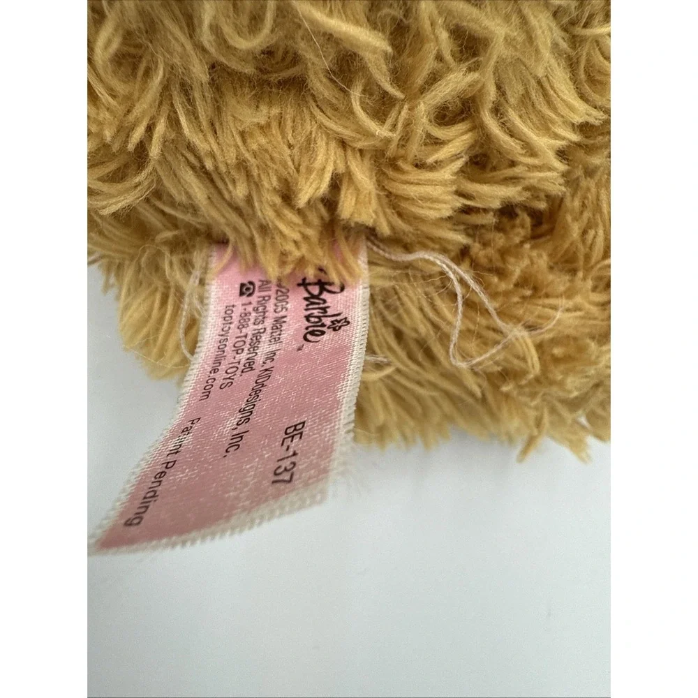 BARBIE MATTEL 2005 Interactive Brown Plush Puppy Dog 10.5
